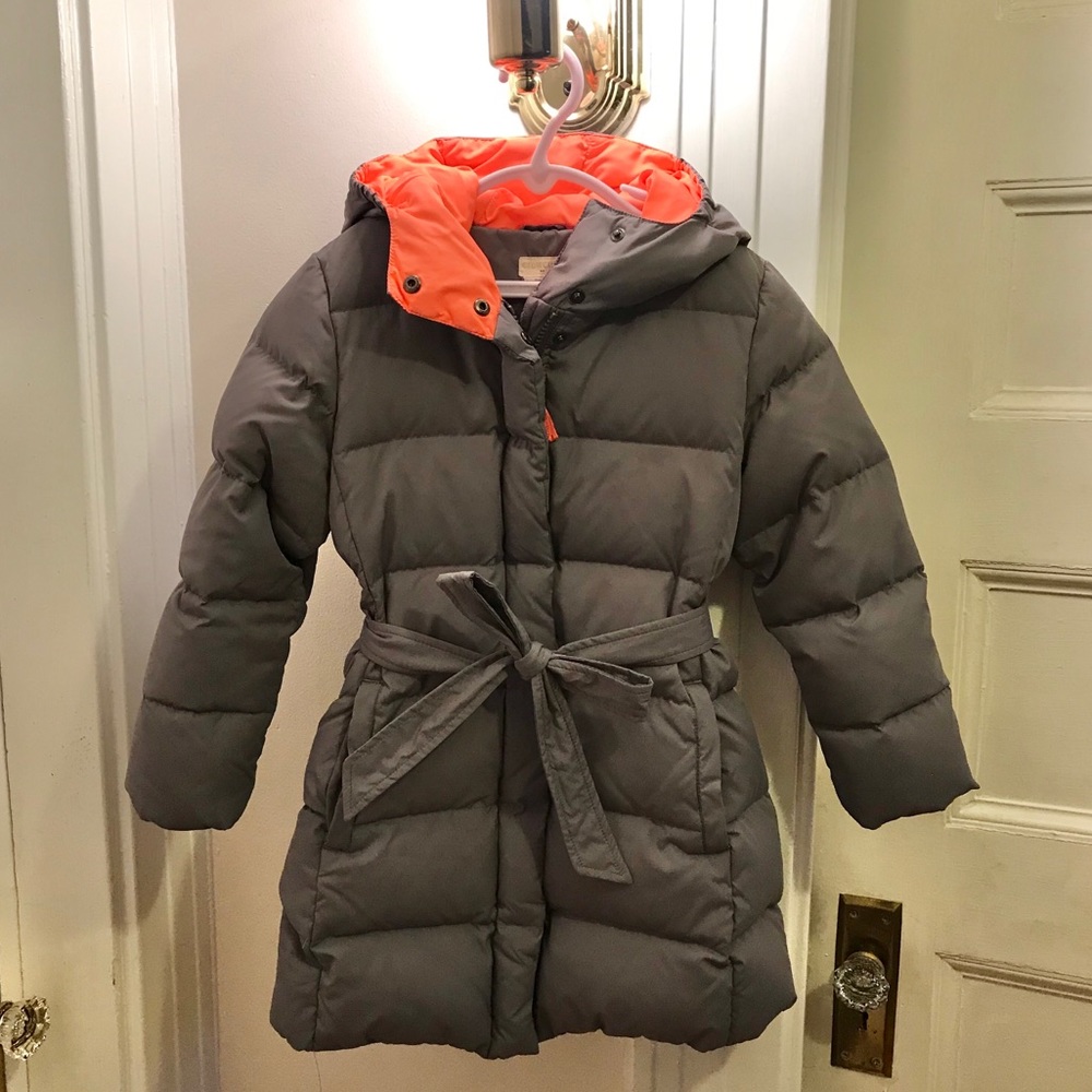 Girl Crewcuts Gray Down Jacket